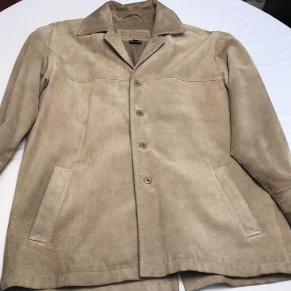 Mens Jones New York Vintage Suede Button Down Jacket/Blazer - Picture 13 of 15